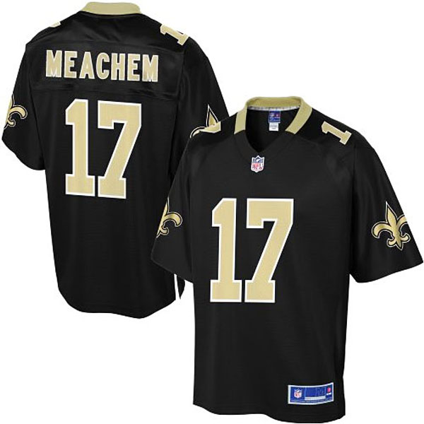 Pro Line Men's New Orleans Saints #17 Robert Meachem Team Color NFL Jersey