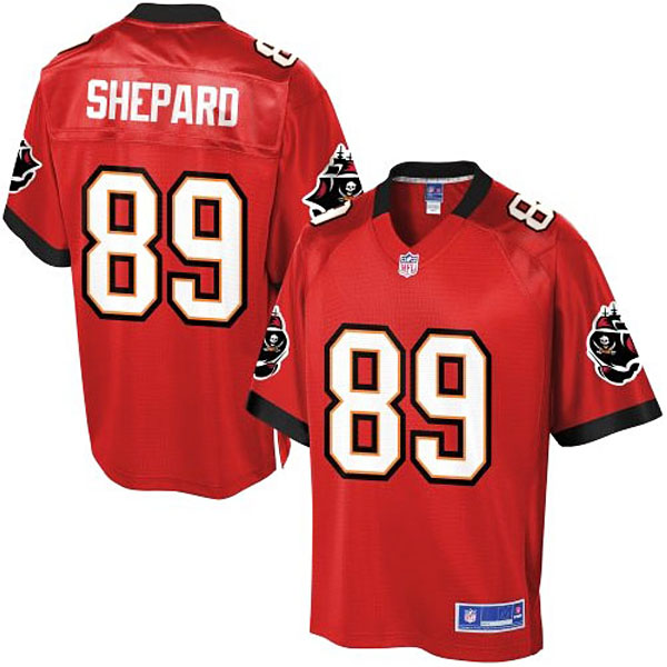 Pro Line Men's Tampa Bay Buccaneers #89 Russell Shepard Team Color Jersey