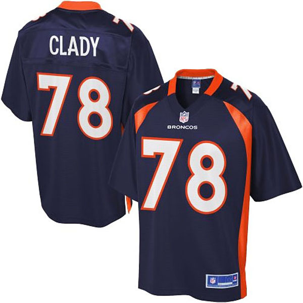 Pro Line Mens Denver Broncos #78 Ryan Clady Alternate Jersey