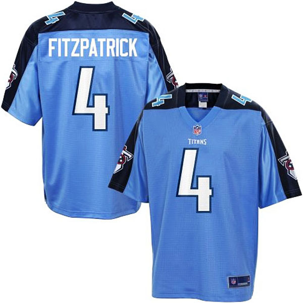 Pro Line Men's Tennessee Titans #4 Ryan Fitzpatrick Team Color Jersey