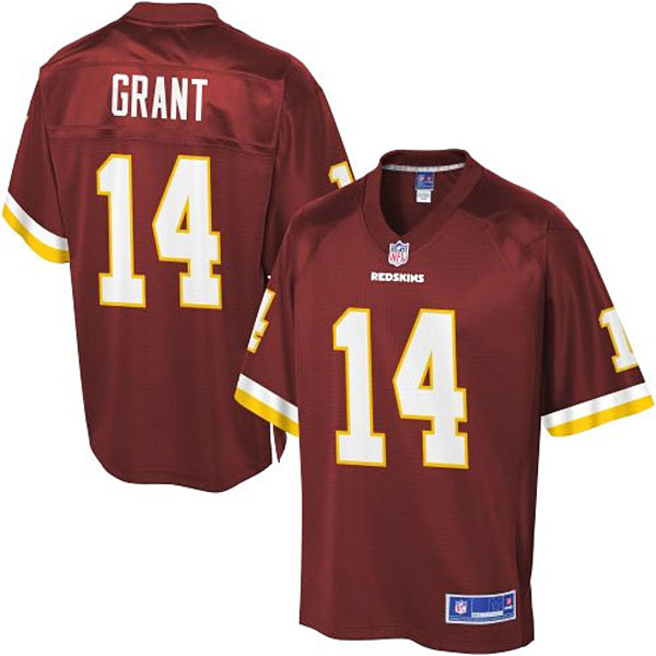 Pro Line Mens Washington Redskins #14 Ryan Grant Team Color Jersey