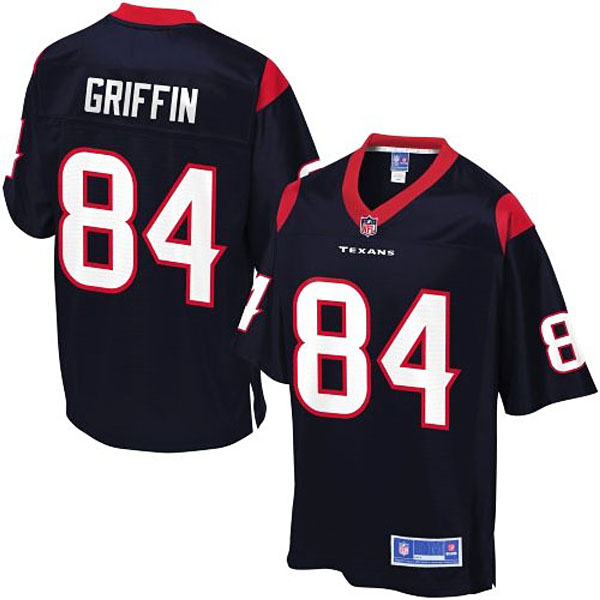 Pro Line Men's Houston Texans #84 Ryan Griffin Team Color Jersey