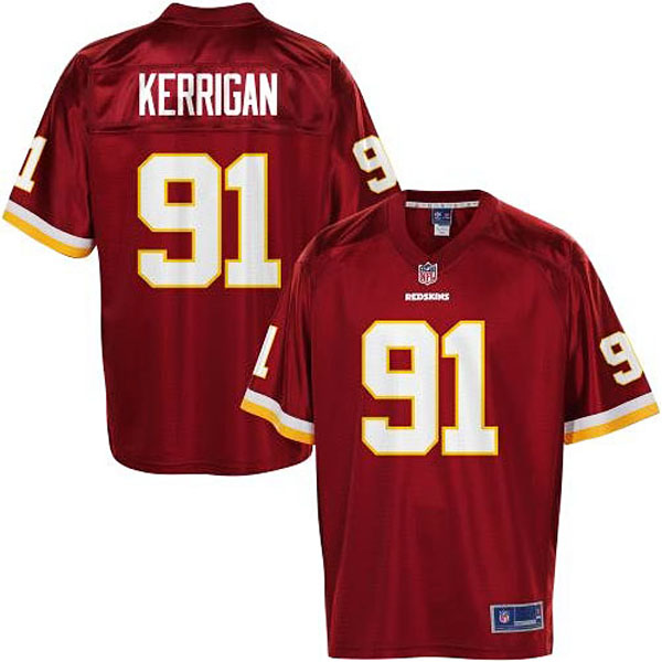 Pro Line Men's Washington Redskins #91 Ryan Kerrigan Team Color Jersey