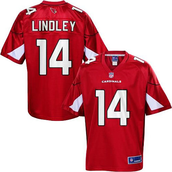 Pro Line Men's Arizona Cardinals #14 Ryan Lindley Team Color Jersey