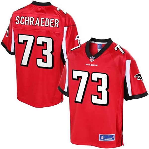 Pro Line Men's Atlanta Falcons #73 Ryan Schraeder Team Color Jersey