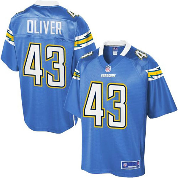 Pro Line Mens San Diego Chargers #43 Branden Oliver Alternate Jersey