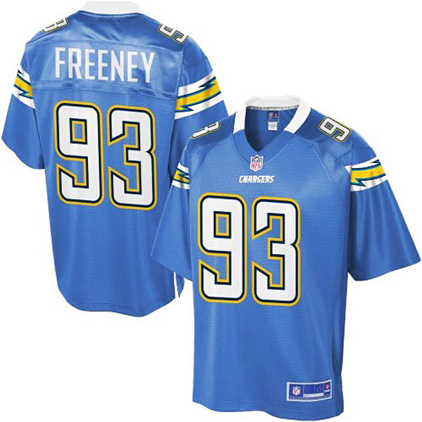 Pro Line Mens San Diego Chargers #93 Dwight Freeney Alternate Jersey