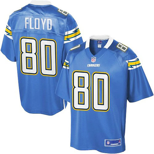 Pro Line Mens San Diego Chargers #80 Malcom Floyd Alternate Jersey