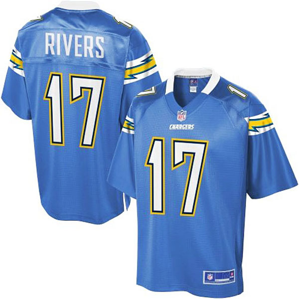 Pro Line Mens San Diego Chargers #17 Philip Rivers Alternate Jersey