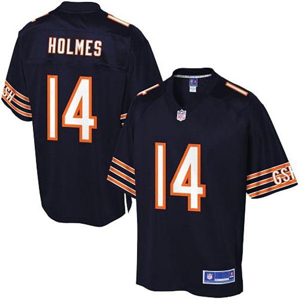 Pro Line Mens Chicago Bears #14 Santonio Holmes Team Color Jersey