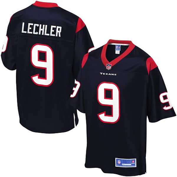 Pro Line Men's Houston Texans #9 Shane Lechler Team Color Jersey