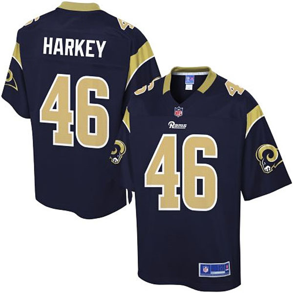 Pro Line Men's St. Louis Rams Cory Harkey Team Color Jersey