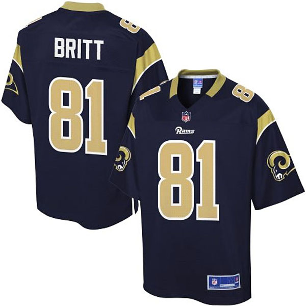 Pro Line Men's St. Louis Rams Kenny Britt Team Color Jersey