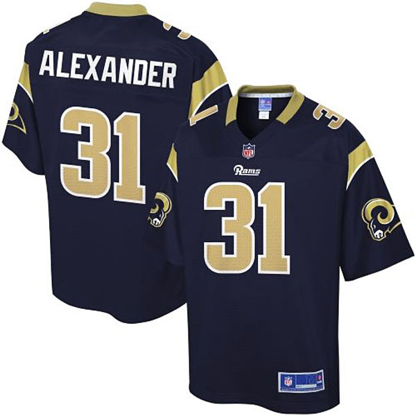 Pro Line Mens St. Louis Rams Maurice Alexander Team Color Jersey