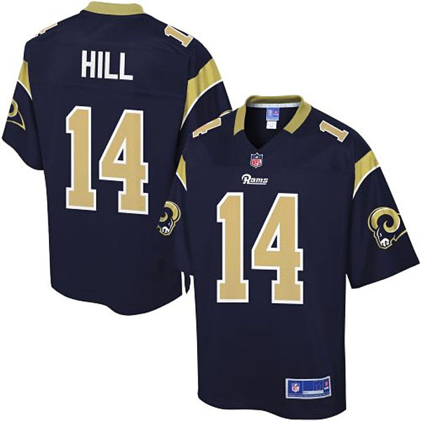 Pro Line Mens St. Louis Rams Shaun Hill Team Color Jersey