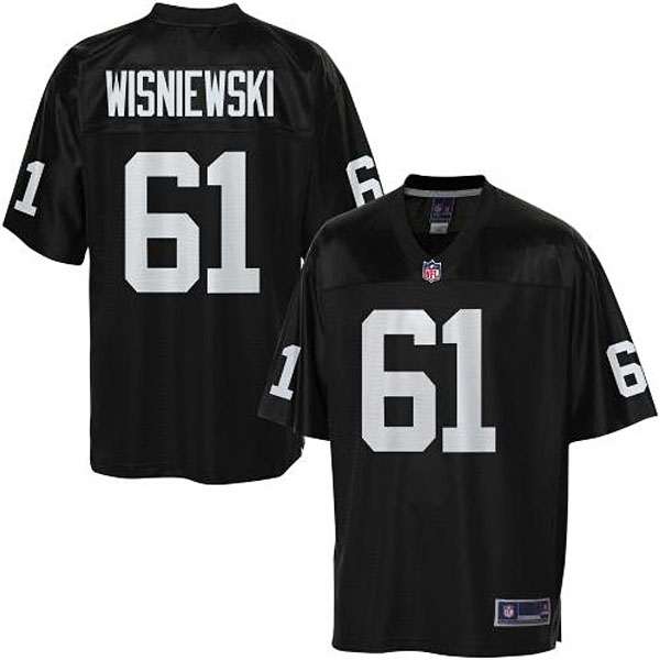 Pro Line Men's Oakland Raiders #61 Stefen Wisniewski Team Color Jersey