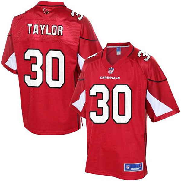 Pro Line Men's Arizona Cardinals #30 Stepfan Taylor Team Color Jersey