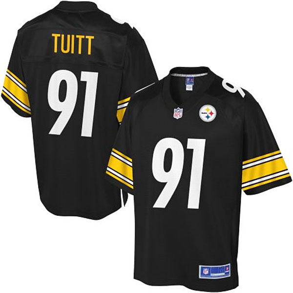 Pro Line Mens Pittsburgh Steelers #91 Stephon Tuitt Team Color Jersey