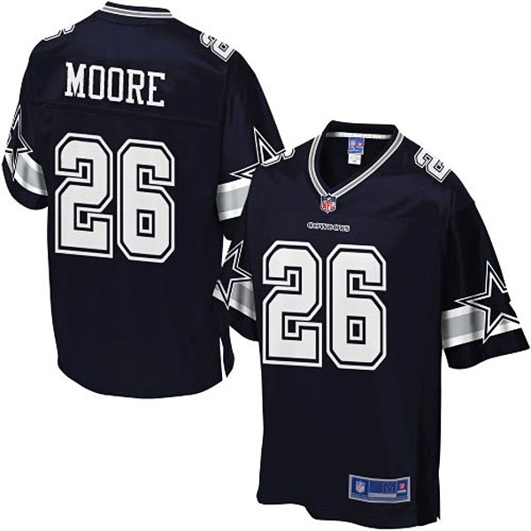 Pro Line Men's Dallas Cowboys #26 Sterling Moore Team Color Jersey