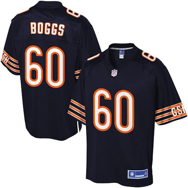 Pro Line Men's Chicago Bears #60 Taylor Boggs Team Color Jersey