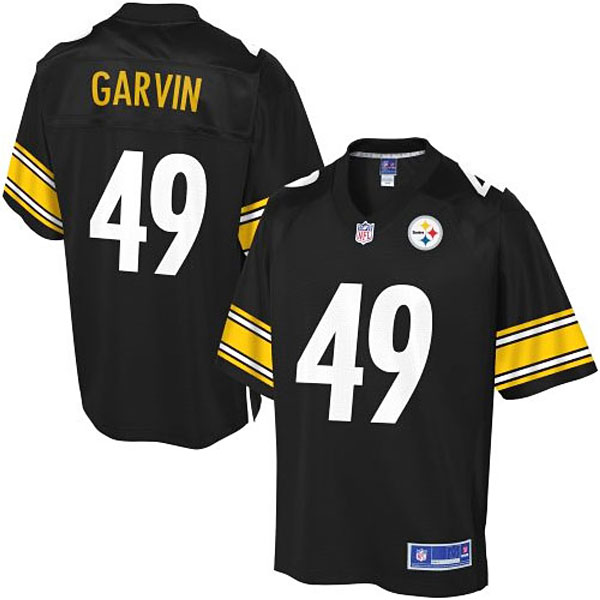 Pro Line Men's Pittsburgh Steelers #49 Terence Garvin Team Color Jersey