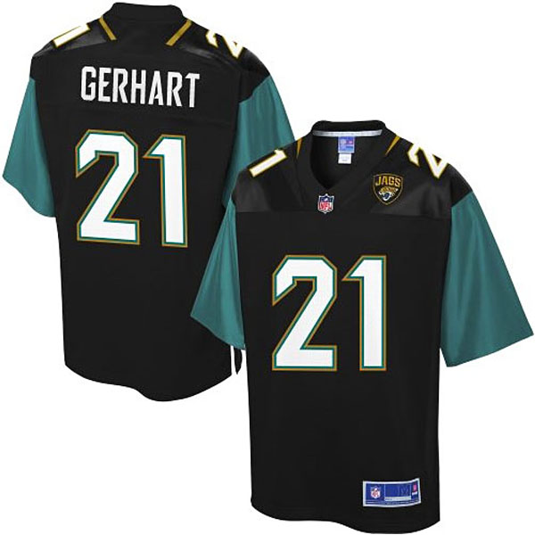 Pro Line Men's Jacksonville Jaguars #21 Toby Gerhart Team Color Jersey