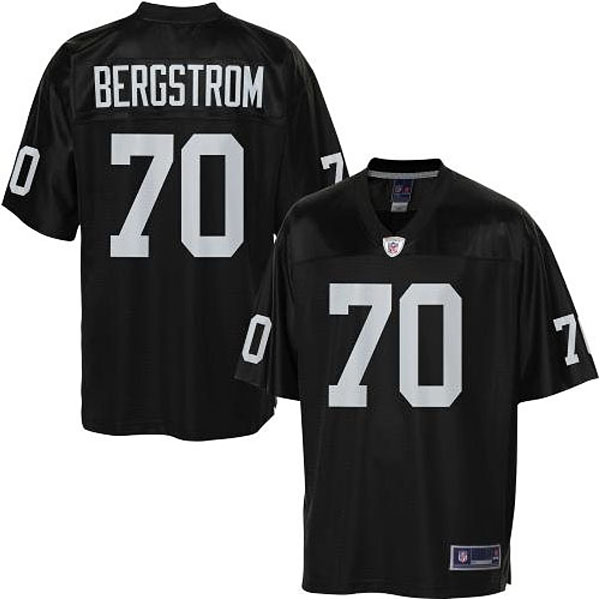 Pro Line Men's Oakland Raiders #70 Tony Bergstrom Team Color Jersey