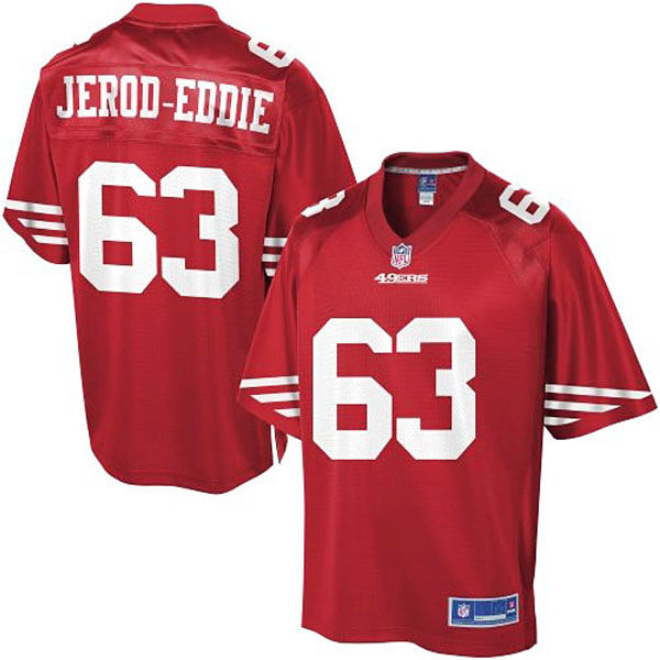 Pro Line Men's San Francisco 49ers #63 Tony Jerod-Eddie Team Color Jersey