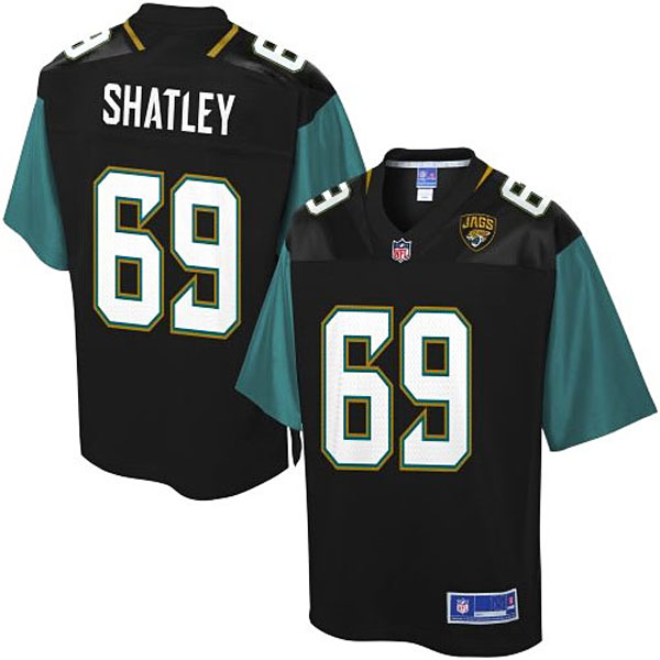 Pro Line Mens Jacksonville Jaguars #69 Tyler Shatley Team Color Jersey