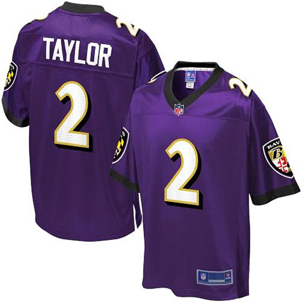 Pro Line Men's Baltimore Ravens #2 Tyrod Taylor Team Color Jersey