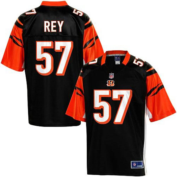 Pro Line Men's Cincinnati Bengals #57 Vincent Rey Team Color Jersey