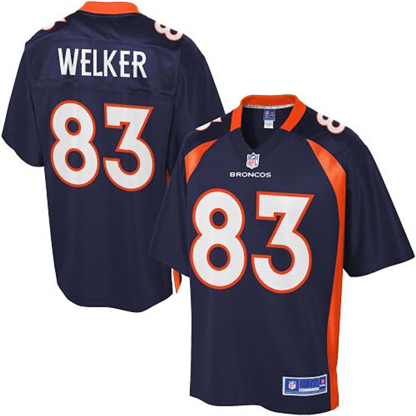 Pro Line Mens Denver Broncos #83 Wes Welker Alternate Jersey