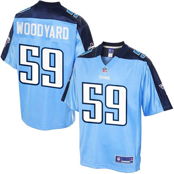 Pro Line Men's Tennessee Titans #59 Wesley Woodyard Team Color Jersey