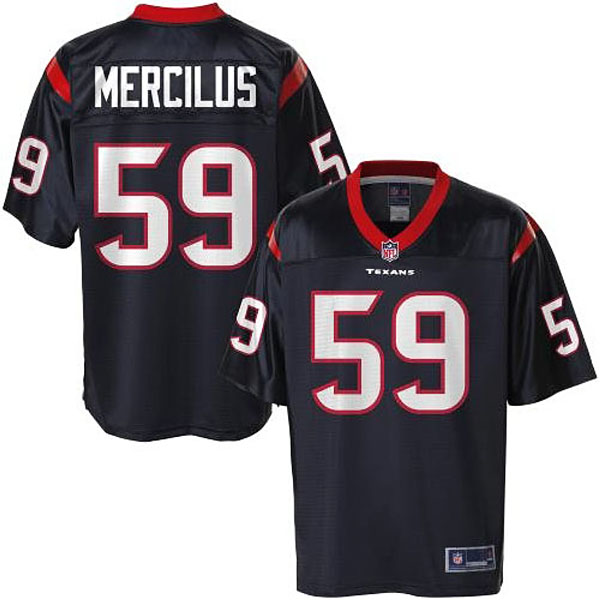 Pro Line Men's Houston Texans #59 Whitney Mercilus Team Color Jersey