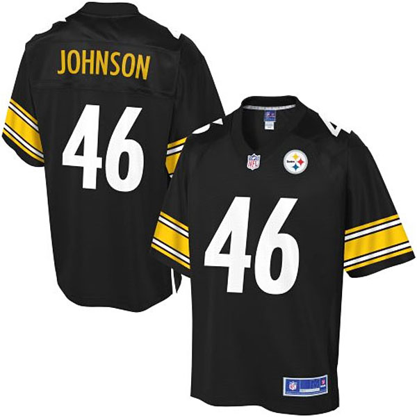 Pro Line Men's Pittsburgh Steelers #46 Will Johnson Team Color Jersey