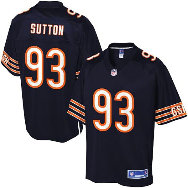 Pro Line Mens Chicago Bears #93 Will Sutton Team Color Jersey