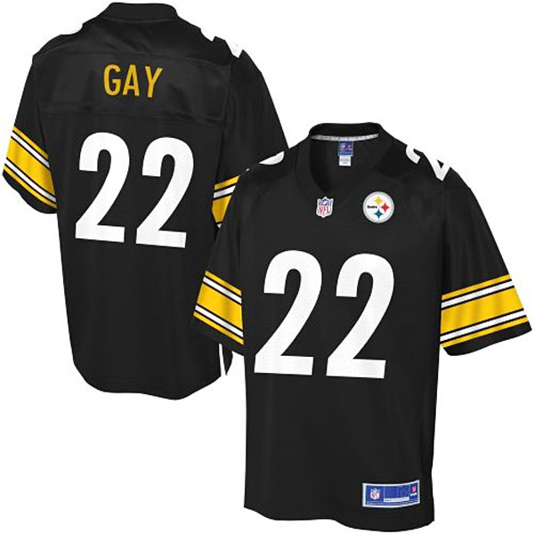 Pro Line Men's Pittsburgh Steelers #22 William Gay Team Color Jersey