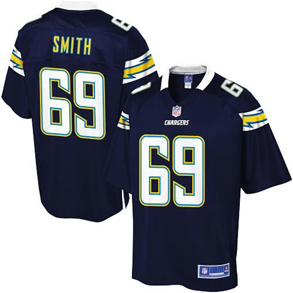 Pro Line Men's San Diego Chargers #69 Willie Smith Team Color Jersey