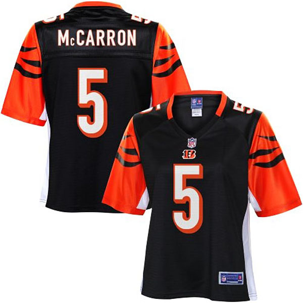 Pro Line Women's Cincinnati Bengals #5 AJ McCarron Team Color Jersey