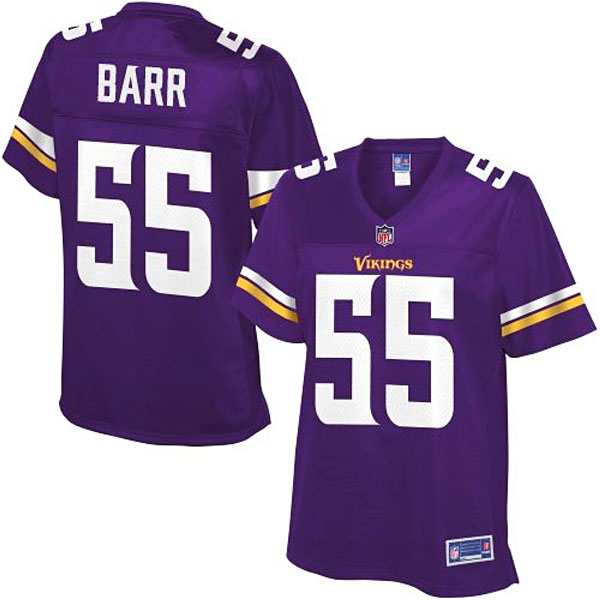 Pro Line Women's Minnesota Vikings #55 Anthony Barr Team Color Jersey