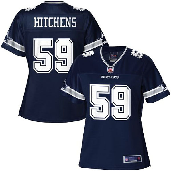 Pro Line Womens Dallas Cowboys #59 Anthony Hitchens Team Color Jersey