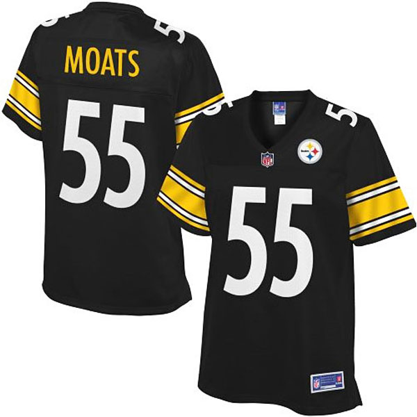 Pro Line Womens Pittsburgh Steelers #55 Arthur Moats Team Color Jersey