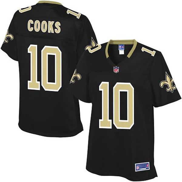 Pro Line Women's New Orleans Saints #10 Brandin Cooks Team Color Jersey