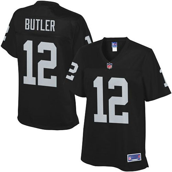 Pro Line Women's Oakland Raiders #12 Brice Butler Team Color Jersey