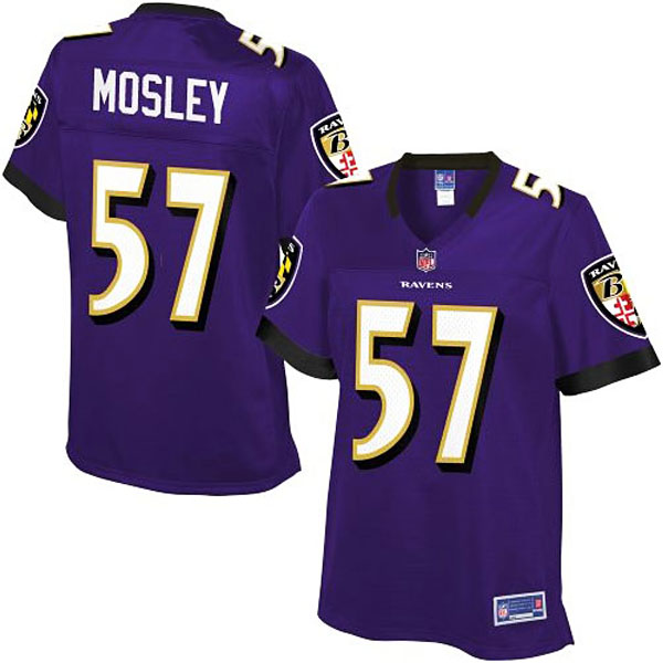 Pro Line Women's Baltimore Ravens #57 C.J. Mosley Team Color Jersey