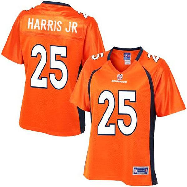 Pro Line Women's Denver Broncos #25 Chris Harris Jr. Team Color Jersey