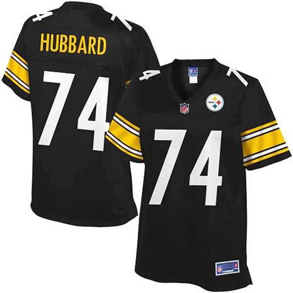 Pro Line Women's Pittsburgh Steelers #74 Chris Hubbard Team Color Jersey