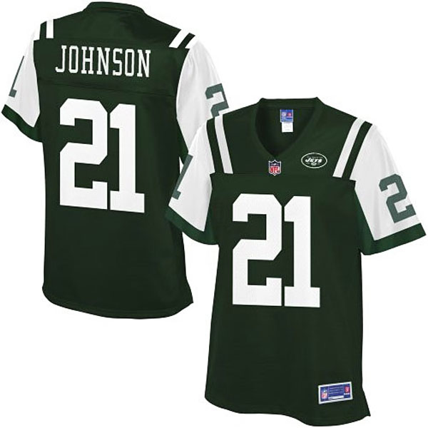 Pro Line Women's New York Jets #21 Chris Johnson Team Color Jersey