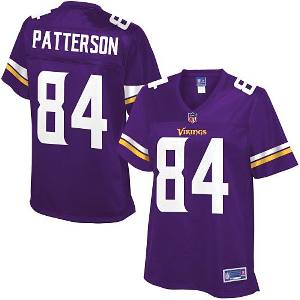 Pro Line Women's Minnesota Vikings #84 Cordarrelle Patterson Team Color Jersey - Purple