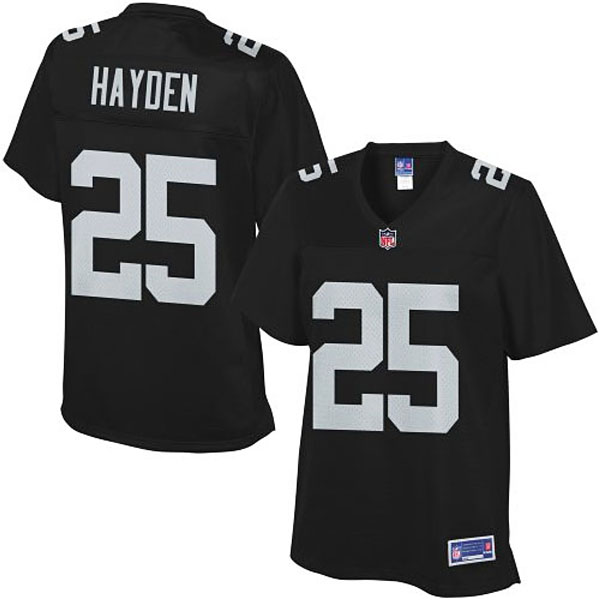 Pro Line Women's Oakland Raiders #25 D.J. Hayden Team Color Jersey